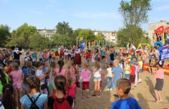 В ЗАТО Шиханы появилась новая детская площадка.