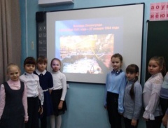 В понедельник, 24 января, в МОУ «СОШ № 12 города Шиханы, была проведена патриотическая акция  «75 минут тишины»,  посвященная 78-й годовщине со Дня освобождения Ленинграда от фашисткой блокады