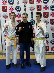 Выступление шиханских спортсменов на Первенстве России по киокусинкай каратэ в Москве