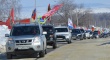 В Шиханах прошёл автопробег «Zа Победу!»